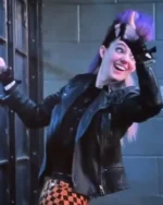 Harold and the Purple Crayon Tanya Reynolds Black Biker Jacket