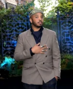 Haunted Mansion Justin Simien Grey Blazer