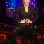 Heather McMahan Son I Never Had Black Sequin Blazer