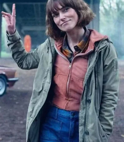 Helen Webb Black Doves Green Jacket