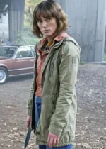 Helen Webb Black Doves Green Jacket