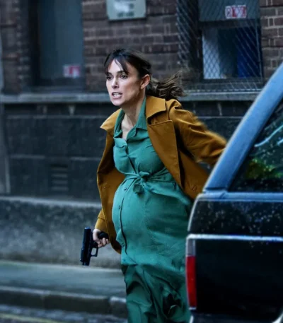 Helen Webb Black Doves Trench Coat