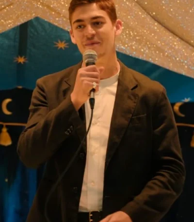 Hero Fiennes Tiffin Picture This Black Blazer
