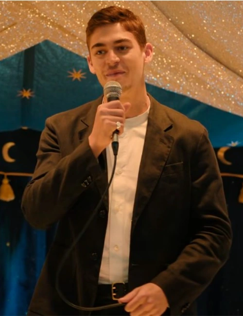 Hero Fiennes Tiffin Picture This Black Blazer Hero Fiennes Tiffin Picture This Black Blazer