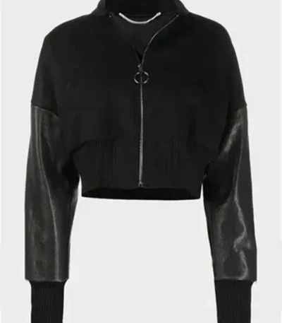 Hightown S02 Imani Lewis Black Cropped Jacket