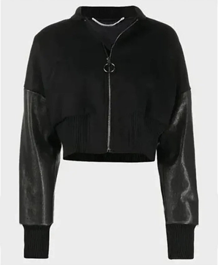 Hightown S02 Imani Lewis Black Cropped Jacket Hightown S02 Imani Lewis Black Cropped Jacket