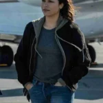 Hightown S02 Jackie Quiñones Black Bomber Jacket