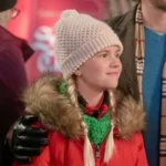 Holiday Hotline 2023 Myla Volk Red Parka Jacket