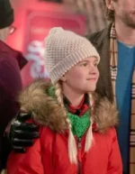 Holiday Hotline 2023 Myla Volk Red Parka Jacket