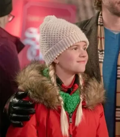 Holiday Hotline 2023 Myla Volk Red Parka Jacket