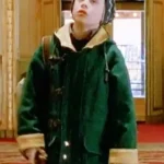Home Alone Macaulay Culkin Green Wool Coat