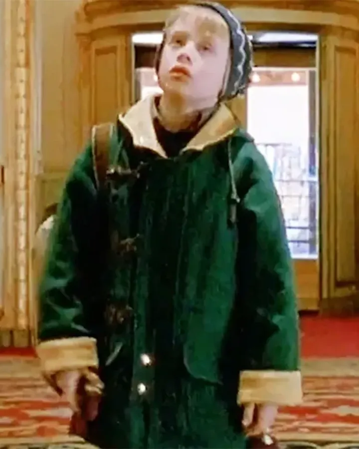 Home Alone Macaulay Culkin Green Wool Coat Home Alone Macaulay Culkin Green Wool Coat