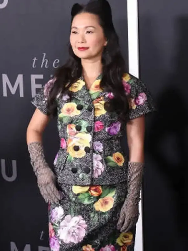 The Menu Hong Chau Floral Blazer
