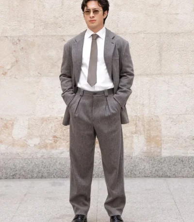 Hudson Williams Grey Suit