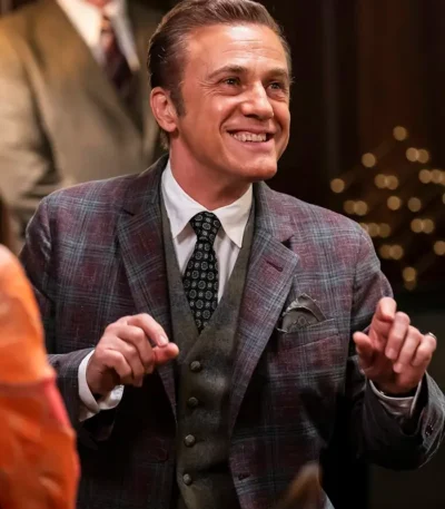 Humphrey Wells The Portable Door Plaid Blazer