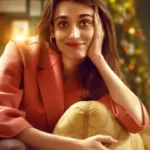 I Hate Christmas 2022 Pilar Fogliati Pink Coat