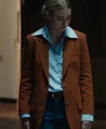 Imogen Poots All of You Brown Blazer