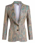 Imperfect Women Eleanor Paisley Print Suit