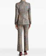 Imperfect Women Eleanor Paisley Print Suit