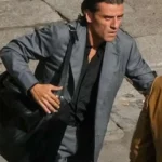 In the Hand of Dante Oscar Isaac Grey Blazer