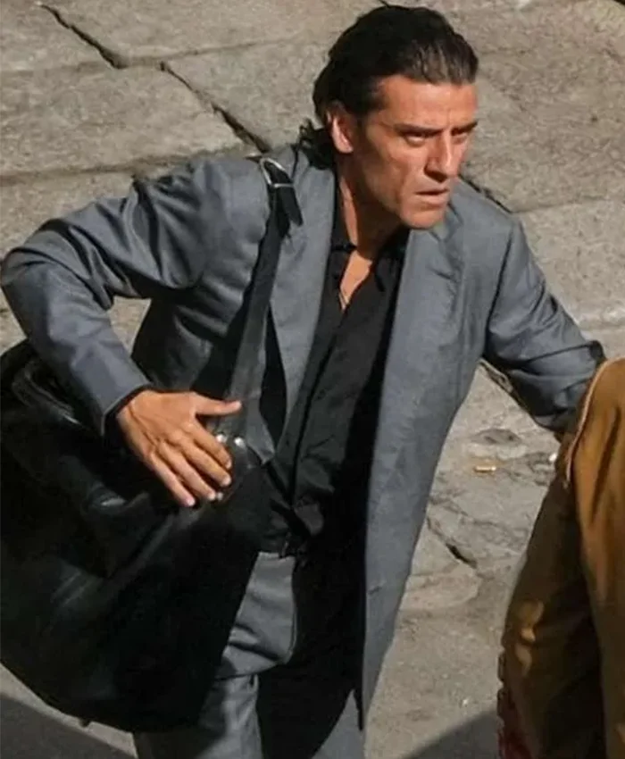 In the Hand of Dante Oscar Isaac Grey Blazer In the Hand of Dante Oscar Isaac Grey Blazer