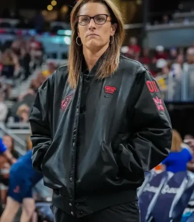 Indiana Fever Stranger Things Black Jacket
