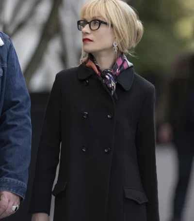 Isabelle Huppert La Syndicaliste Black Coat