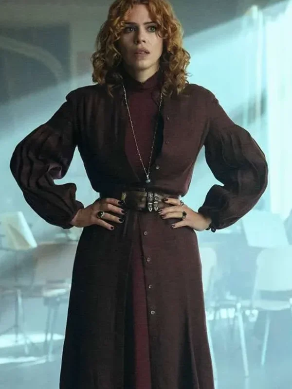 Isadora Capri Wednesday S02 Burgundy Coat