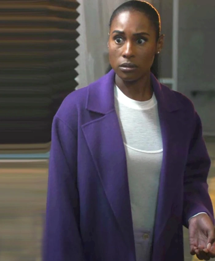Issa Rae Black Mirror S07 Purple Coat Issa Rae Black Mirror S07 Purple Coat