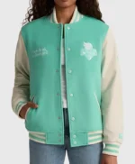 New York or Nowhere Liberty Motto Varsity Jacket