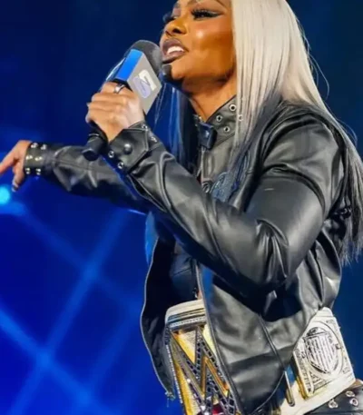 Jade Cargill Smackdown Black Leather Jacket