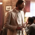 Jamie Campbell Bower Witchboard White Blazer