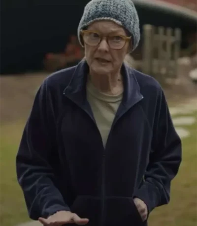 Jane Curtin Blue Jacket Jules 2023