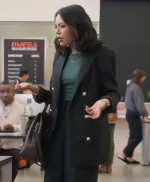 Janel Parrish Return to Office Black Blazer