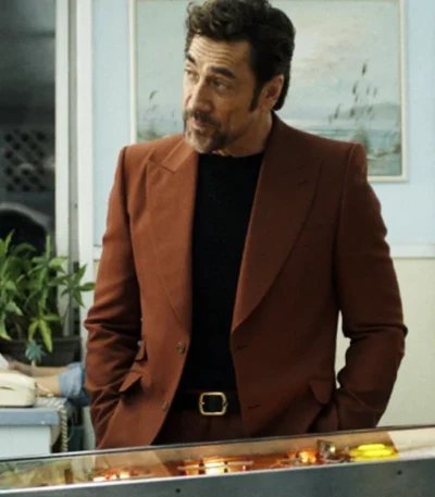 Javier Bardem F1 The Movie Brown Blazer
