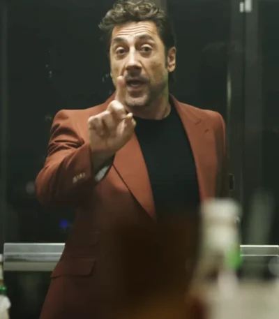 Javier Bardem F1 The Movie Brown Blazer