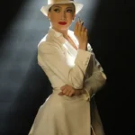 Jennifer Lopez Kiss of the Spider Woman White Coat