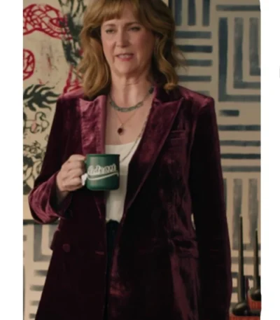 Jennifer Whalen Small Achievable Goals Velvet Blazer