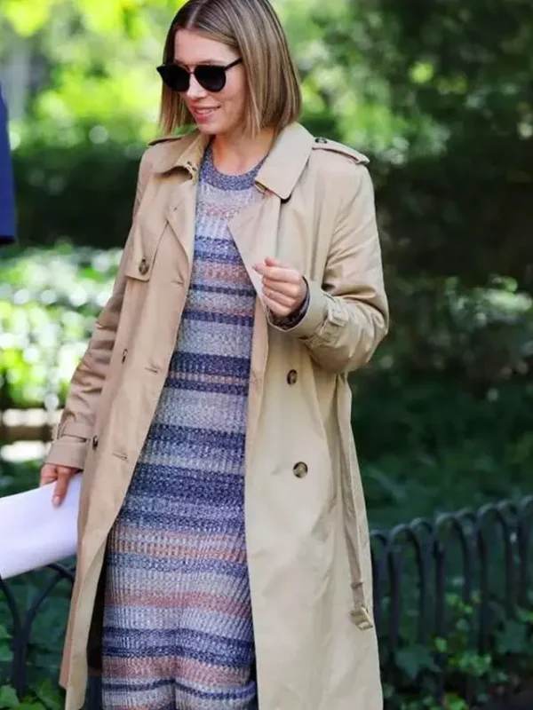 Jessica Biel The Better Sister S01 Trench Coat