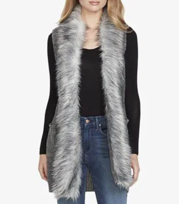 Jessica Simpson Fur Vest