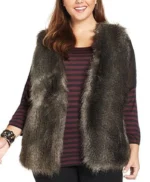 Jessica Simpson Fur Vest