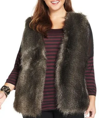 Jessica Simpson Fur Vest