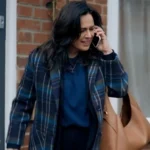 Jill Halfpenny The Feud Light Coat