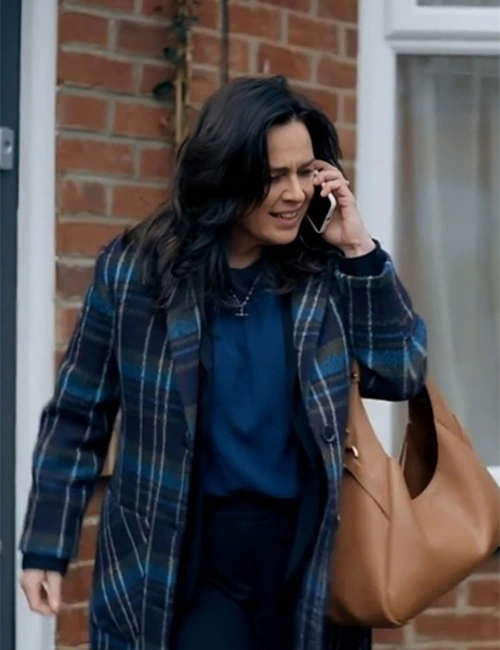 Jill Halfpenny The Feud Light Coat Jill Halfpenny The Feud Light Coat