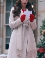 Jillian Murray Christmas Keepsake White Wool Coat