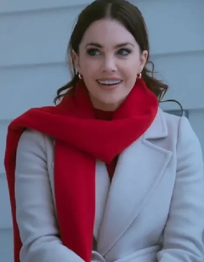 Jillian Murray Christmas Keepsake White Wool Coat Jillian Murray Christmas Keepsake White Wool Coat