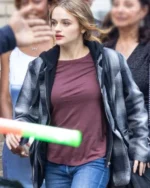 Joey King A Family Affair Plaid Blazer
