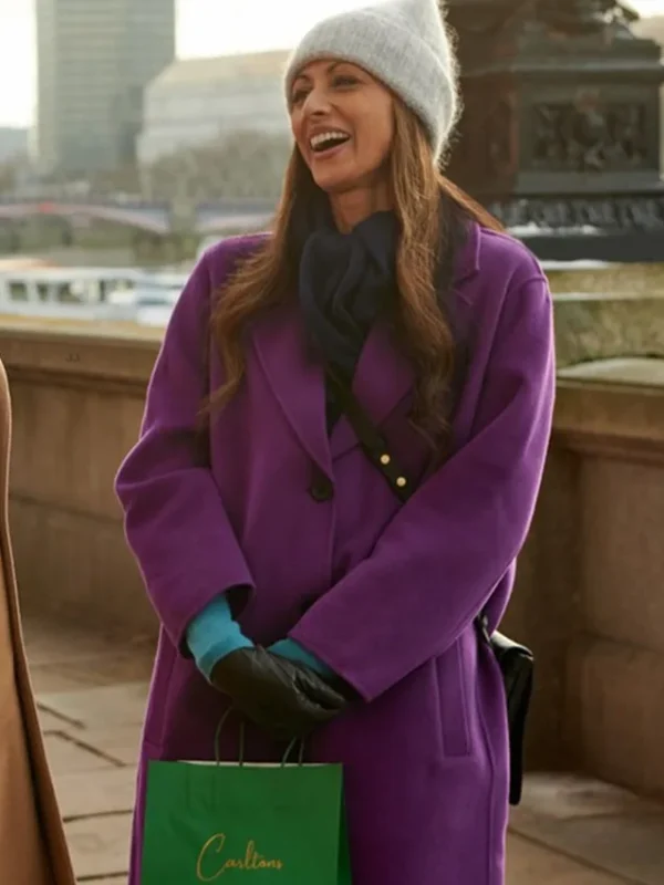 Jolly Good Christmas Anji Patel Purple Coat