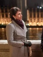 Jolly Good Christmas Reshma Shetty Grey Wool Coat