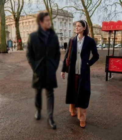Jolly Good Christmas Sophie Hopkins Wool Trench Coat